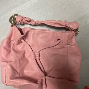 Coach Pink Leather Hobo Bag super soft!